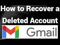 Video thumbnail for How to Recover a Deleted Gmail Account