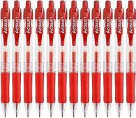 Video thumbnail for Red Gel Ink Pens, 12 Pcs, Fine Point, Smooth Writing, Retractable, 0.8 Mm, Gift for Women & Men, Journaling, School & Office Supplies
