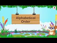 Video thumbnail for Alphabetical Order | English Grammar & Composition Grade 3 | Periwinkle