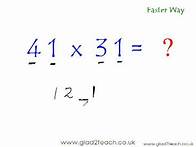 Video thumbnail for Trick 1 : Fast Math to multiply numbers -- 2 Digit Numbers