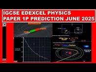 Video thumbnail for IGCSE EDEXCEL PHYSICS PAPER 1P PREDICTION JUNE 2025