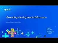 Video thumbnail for Geocoding: Creating New ArcGIS Locators