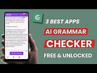 Video thumbnail for 3 Best Free Ai Grammar Checker App for Android