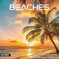 Video thumbnail for 2025 Wall Calendar BEACHES, 18 Months Hangable Wall Calendars, Beach Calendars 2025-2026, 12" x 24" (Open), Thick Glossy Paper, Organizing & Planning