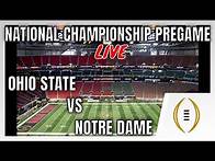 Video thumbnail for National Championship Pregame LIVE: Ohio State vs. Notre Dame