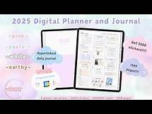 Video thumbnail for FREE 2025 DIGITAL PLANNER AND JOURNAL - 2025 PLANNER FLIP THROUGH