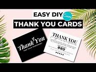 Video thumbnail for Create a DIY Business Thank You Card for FREE Using Canva