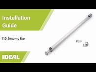 Video thumbnail for How To Install a Sliding Glass Patio Door Security Bar by Ideal Security - Step by Step Installation