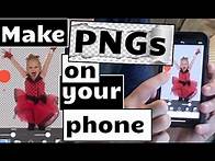 Video thumbnail for Make Transparent Background Images on Your Phone