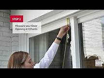 Video thumbnail for ScreenTight Sliding Patio Screen Door Installation
