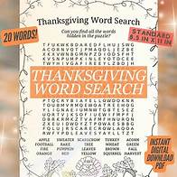 Video thumbnail for Thanksgiving Word Search Worksheet for Kids Instant Digital Download PDF Printable Activity Fun & Educational Holiday Word Find Puzzle Game - Etsy