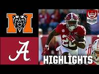Video thumbnail for Mercer Bears vs. Alabama Crimson Tide | Full Game Highlights | ESPN College Football