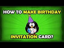Video thumbnail for How To Make Birthday Invitation Cards Online For Free?