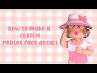Video thumbnail for How to Make & Apply a Custom Face Decal in Roblox Studio!