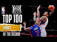 Video thumbnail for NBA's Top 100 Dunks Of The Decade