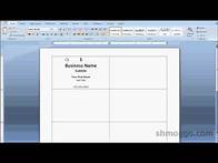 Video thumbnail for Printing Business Cards in Word | Video Tutorial
