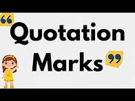 Video thumbnail for How to Use Quotation Marks: A Simple Tutorial