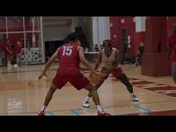 Video thumbnail for Footage from Alabama basketball's first practice of the 2023-24 season