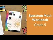Video thumbnail for Spectrum® 5th Grade Math Practice Workbook