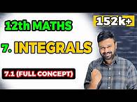 Video thumbnail for Class 12 Math NCERT | Chapter 7 Integral | Ex 7.1 Introduction | Vidyawise | 2024 -24