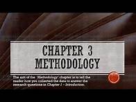 Video thumbnail for Writing Chapter 3 – Methodology for Qualitative Research