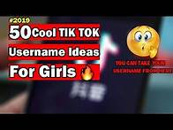 Video thumbnail for Cute Tik Tok usernames ideas for girls|50 cute Tik Tok username |TikTok username suggestions