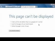 Video thumbnail for Fix This page can't be displayed error in IE Internet explorer