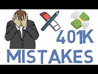 Video thumbnail for Seven 401k Mistakes (401k Investing for Beginners)