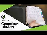 Video thumbnail for Simple 4-Step Method for Making Genealogy Binders