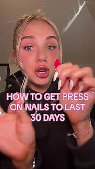 Video thumbnail for How to Make Press On Nails Last 30 Days