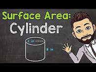 Video thumbnail for How to Find the Surface Area of Cylinders