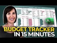Video thumbnail for Excel Personal Finance Tracker 101 | Build & Automate Yours in Minutes
