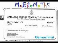 Video thumbnail for ZIMSEC - MATHS JUNE 2020 : P2