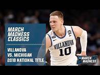 Video thumbnail for 2018 March Madness NCAA title game: Villanova v. Michigan (FULL)