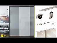 Video thumbnail for How to install sliding bypass doors for wardrobe/closet - SLID’UP 130 - SLID'UP by MANTION
