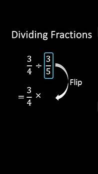 Video thumbnail for Master Dividing Fractions with Examples | Flip and Multiply Method