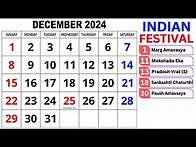 Video thumbnail for Calendar December 2024 | December Calendar 2024 with Holidays | December 2024 Calendar | Calendar
