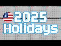 Video thumbnail for 2025 Holidays Calendar and Observances #calendar #2025 #holiday #usa