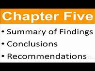 Video thumbnail for Chapter Five: How to Write Summary of the Findings, Conclusion and Recommendation for Thesis