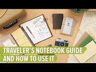 Video thumbnail for TRAVELER'S COMPANY TRAVELER'S notebook Guide and How to Use It