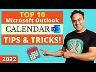 Video thumbnail for Top 10 Outlook 365 Calendar Tips & Tricks for 2023 | Microsoft Outlook Tutorial