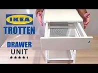 Video thumbnail for IKEA TROTTEN Drawer Unit Assembly