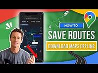 Video thumbnail for How to Save Routes and Download Maps Offline on Google Maps (Mobile & Desktop)