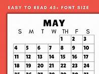 Video thumbnail for Large Print Monthly Calendar, 2025, Senior Citizen Calendar With Large Numbers, Sunday Start, Printable PDF - Etsy Canada