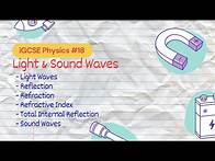 Video thumbnail for Light & Sound Waves | iGCSE Physics #18