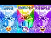 Video thumbnail for Choose Your Gift...! Blue, Unicorn or Purple 💙🦄💜 How Lucky Are You? 😱 Quiz Shiba