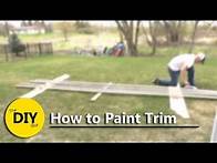 Video thumbnail for How to Paint Trim (Baseboards, Casing, Interior)