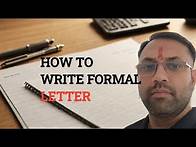 Video thumbnail for How to Write a Professional Formal Letter | Essential Guide