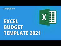 Video thumbnail for Excel Budget Template 2021 | Expense Report In Excel | Excel Budget Spreadsheet | Simplilearn