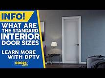 Video thumbnail for What Are Standard Interior Door Sizes - Doors Plus